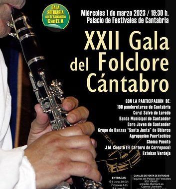El día 1 de marzo XXII Gala del Folclore en @PFCantabria
