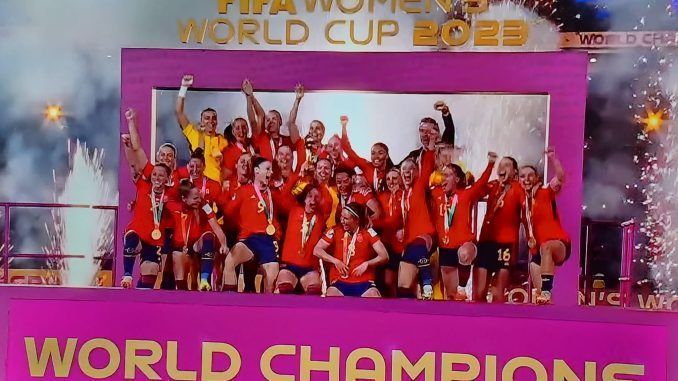 Las mujeres españolas son ya Campeonas del Mundo de fútbol