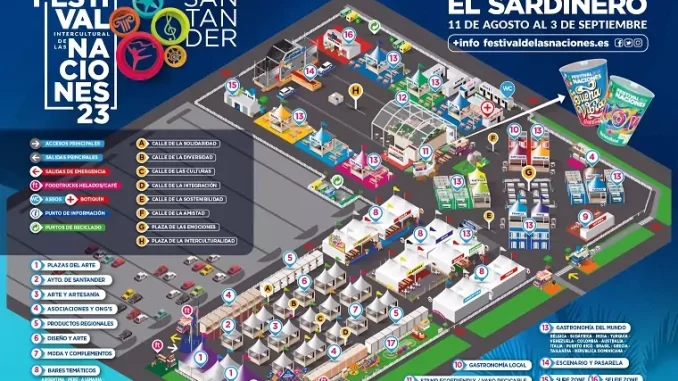 El Festival de las Naciones abre este viernes 11 a las 19.30 h. en El Sardinero @festinaciones