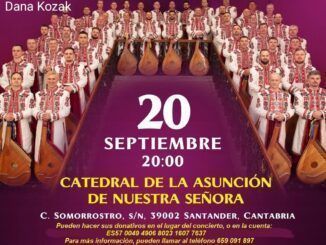 20 de septiembre en la Catedral de Santander «Con Ucránia en el Corazón» Tenores y Banduristas Nacional de Ucrania