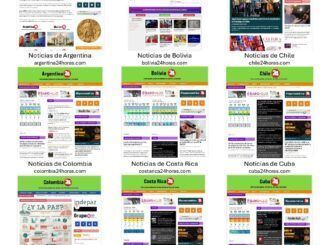 Los 22 periódicos digitales del Grupo 24 horas en Hispanoamérica