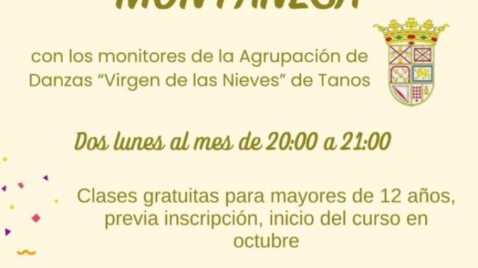 Comienzo en octubre Curso de jota montañesa en Tanos
