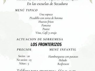 22 de febrero a parrtir de las 14 horas XV Fiesta Picadillo en Secadura con Los Fronterizos