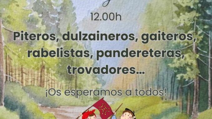 Domingo 15 de junio, 12.00 Encuentro de Folklore en Bar el Concejón de Ibio