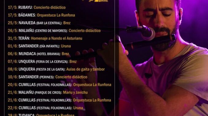 Agenda de Mariu Torre para mayo y junio
