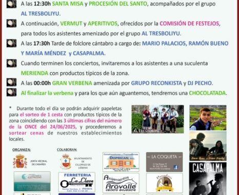 Sábado 21 de junio San Juan en Cabañes