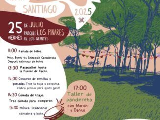 Viernes 25 de julio, 11.00 Fiesta de Santiago con Cantabristas en Santander.