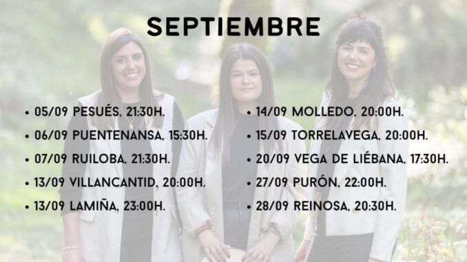 Pandereteras de Ruente en Septiembre